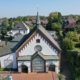 Luftbildaufnahme der St. Bonifatiuskirche in Langendreer